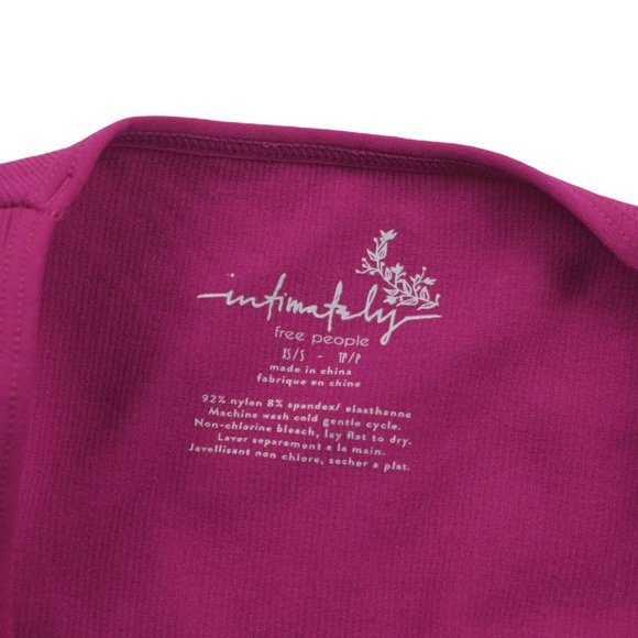 Free People Strapped In Brami Bralette Fuschia Pink XS/S - Picture 4 of 4